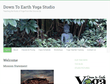 Tablet Screenshot of dte-yoga.com